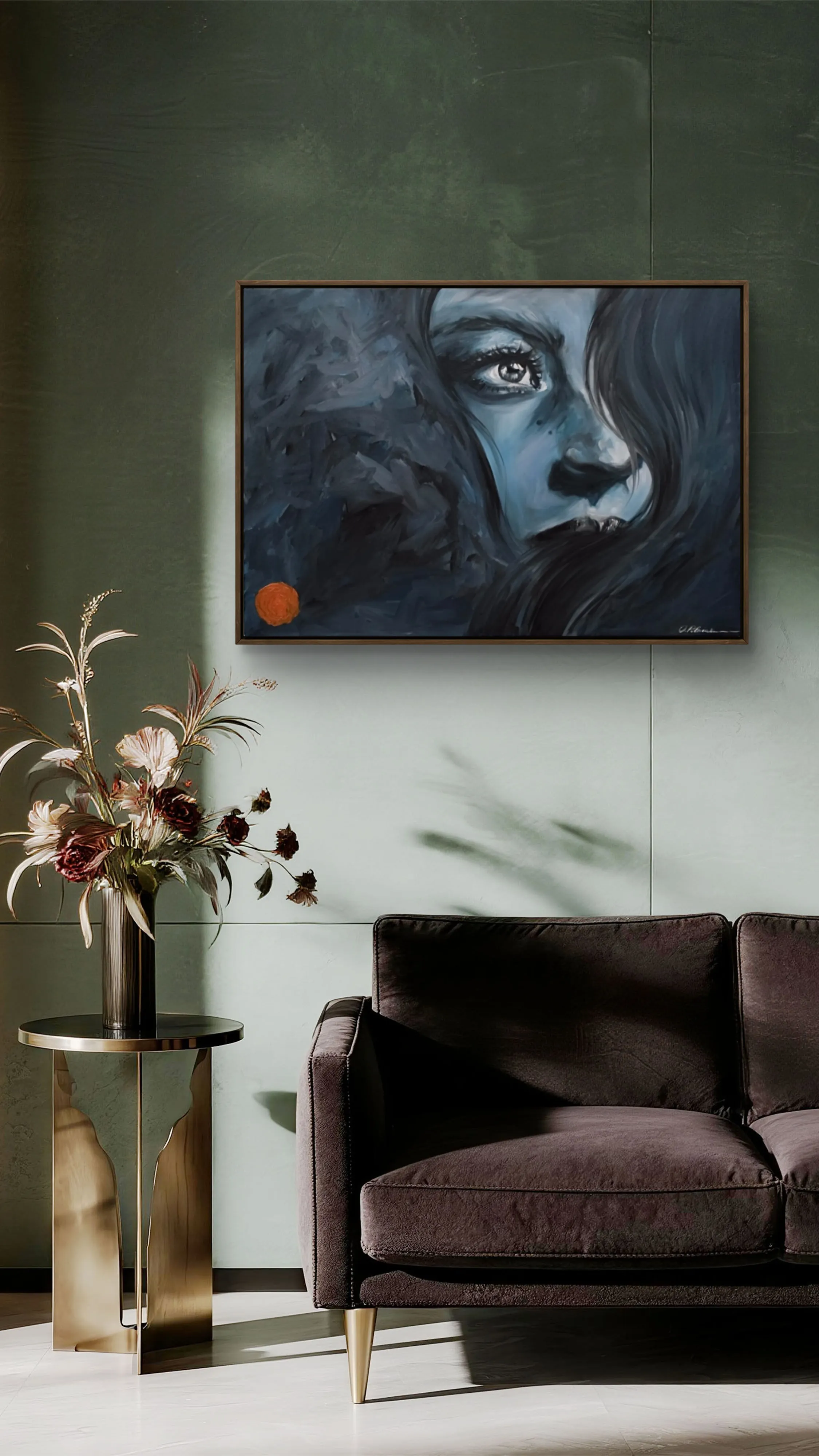 Зображення "« SIGN »" від Оксана Польняк, розмір: 50x70 cm, матеріали: Олія, полотно, медіум: Живопис, місто: Ternopil, ціна: €290 Фото 3 з 3.