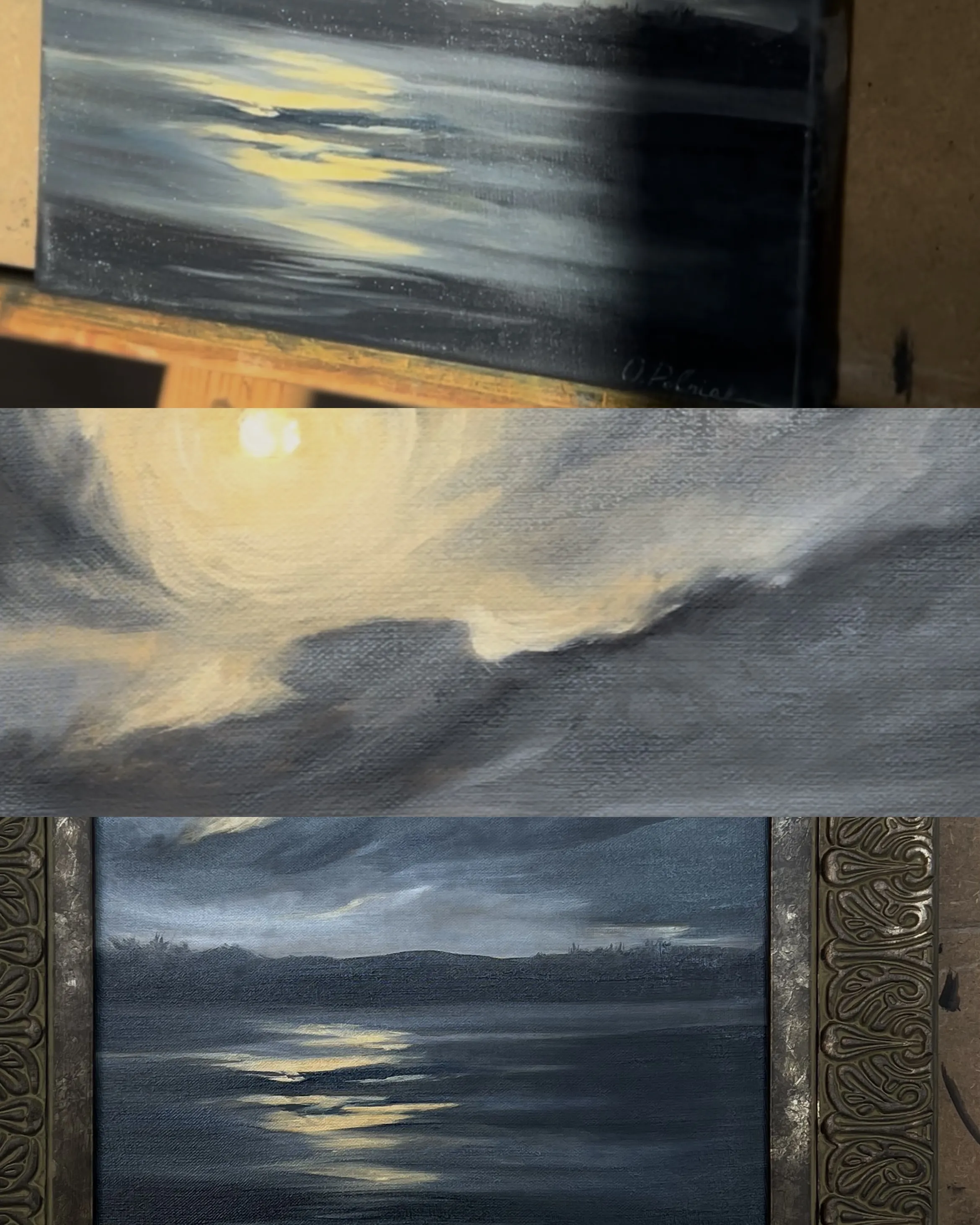 Зображення "« Lumen »" від Оксана Польняк, розмір: 20х20, матеріали: олія, полотно, медіум: Живопис, ціна: €60 Фото 2 з 5.