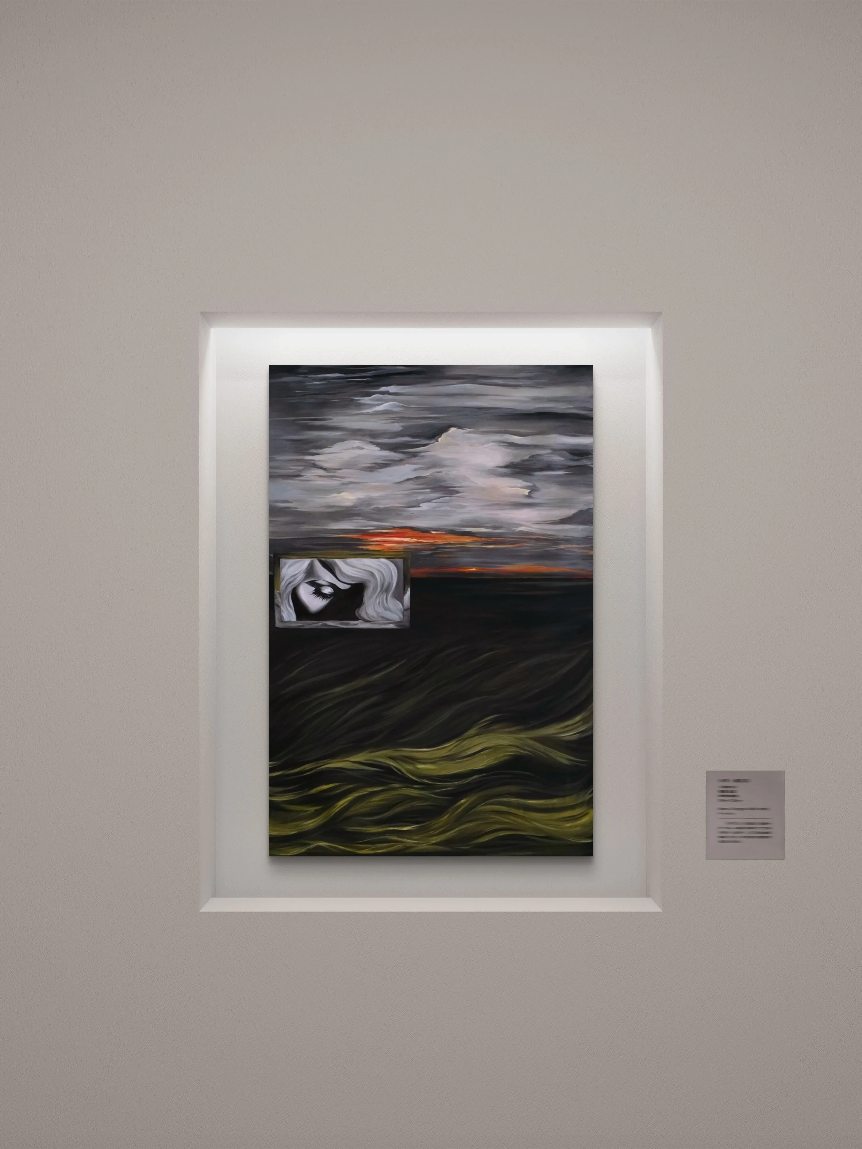 Зображення "« Premonition »" від Оксана Польняк, розмір: 135 х 95 см, матеріали: Олія, полотно, місто: Тернопіль, ціна: €2000 Фото 4 з 4.