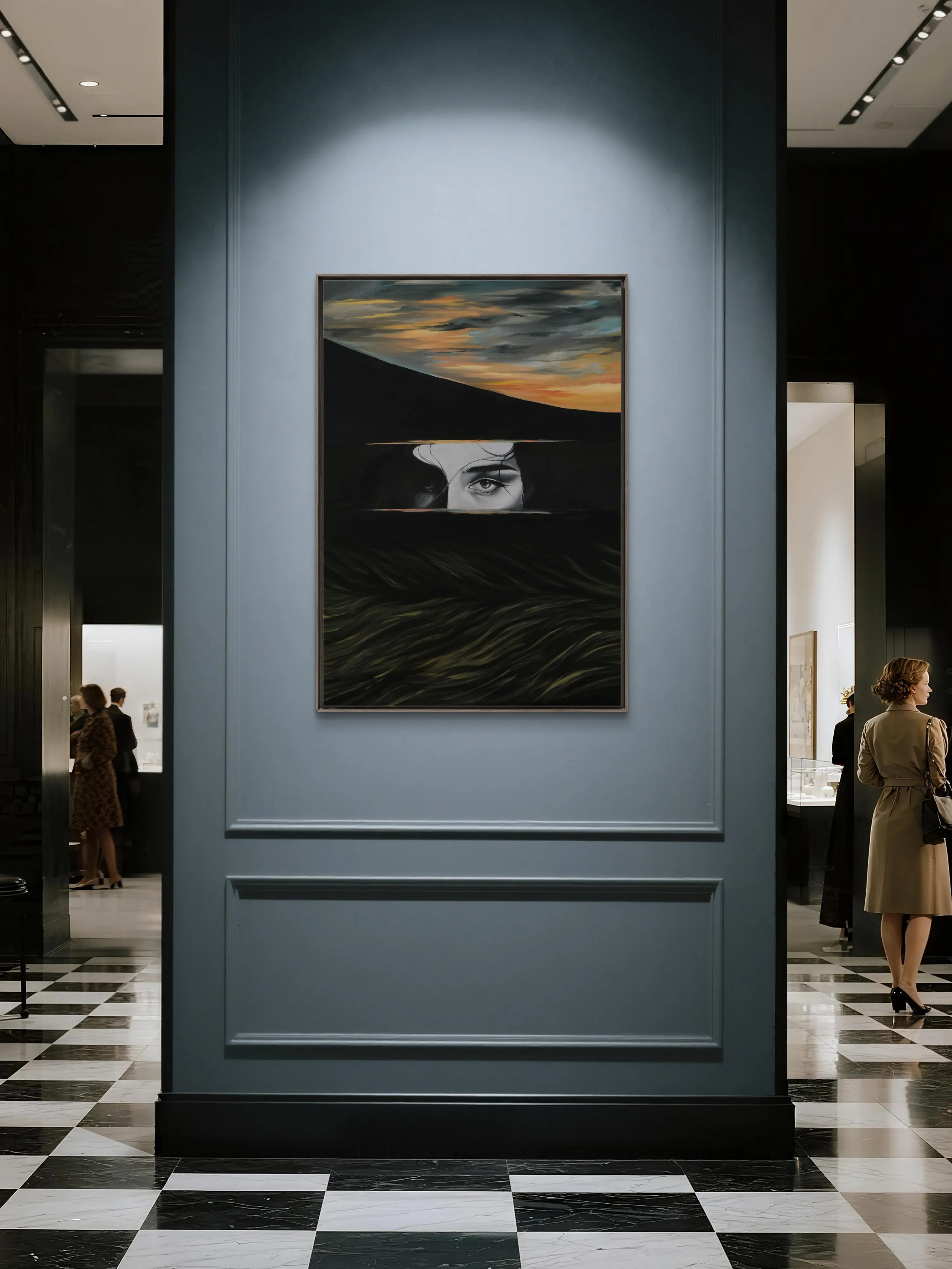 Зображення "« Soul »" від Оксана Польняк, розмір: 50 х 70 см, матеріали: Олія, полотно, медіум: Живопис, місто: Тернопіль, серія: Melanholy, ціна: €800 Фото 2 з 3.